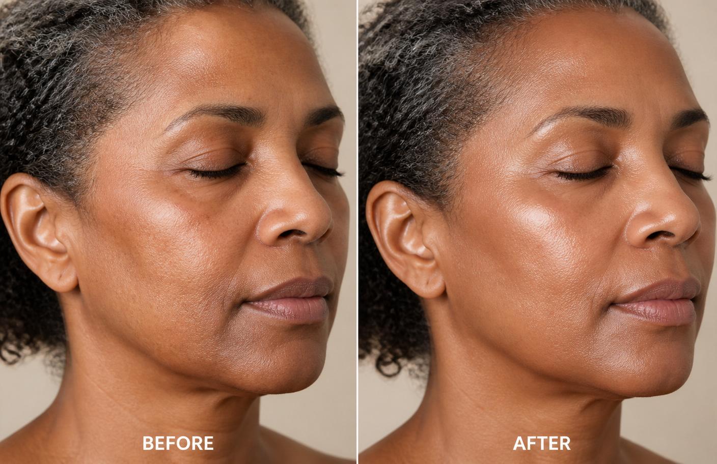 Before and after — The Luminous Regeneration