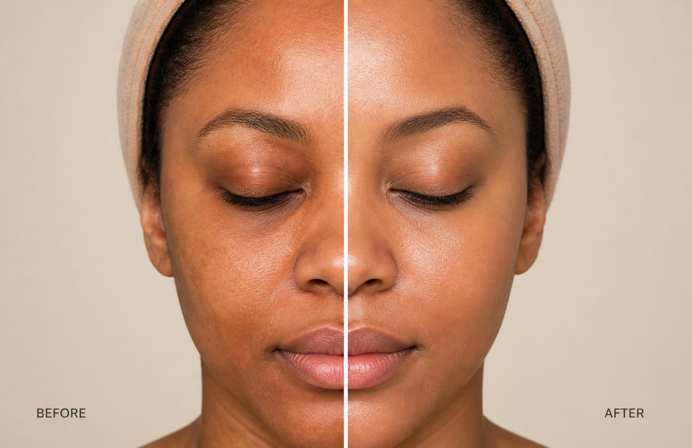 Before and after — The Radiance Reset